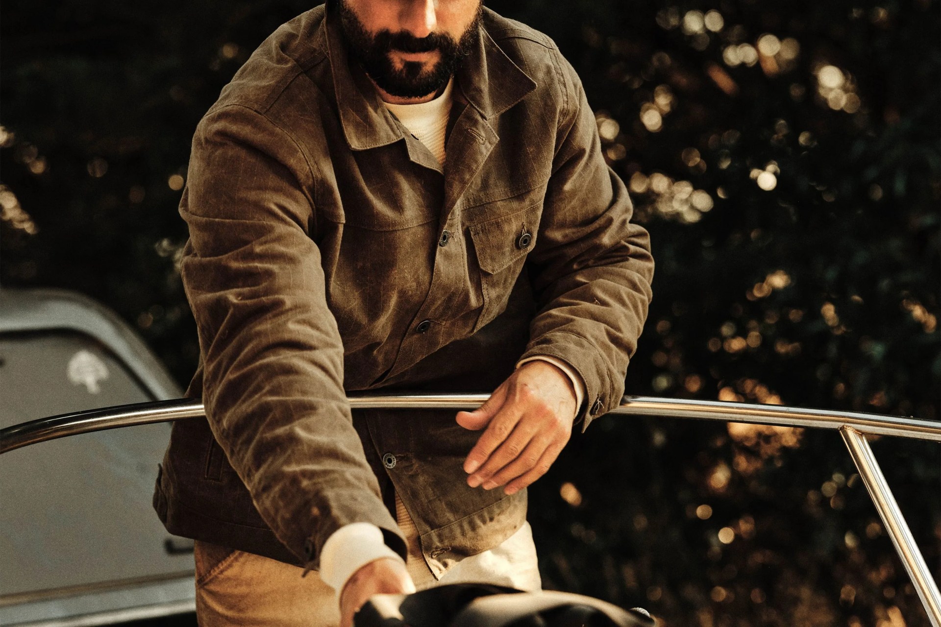 flint and tinder flannel lined waxed ripstop trucker jacket