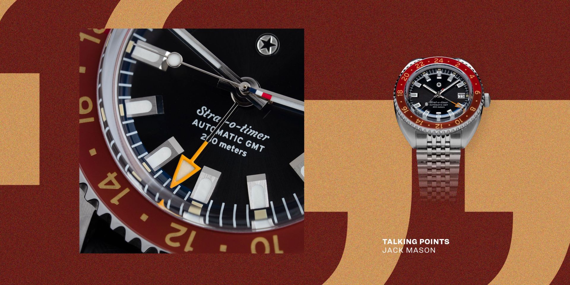 talking points jack mason dr pepper strat o timer automatic gmt watch