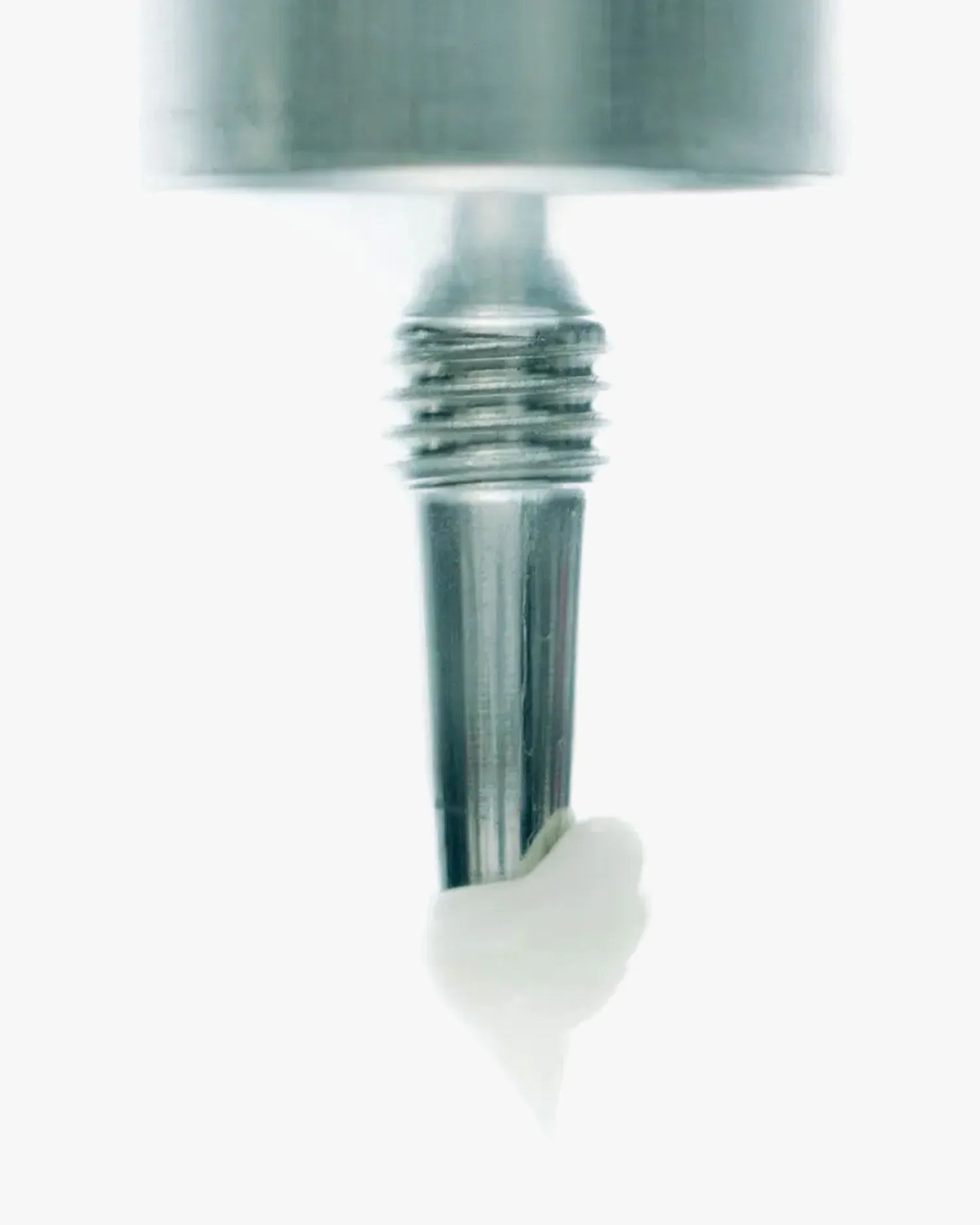 cream squeezed out of tube