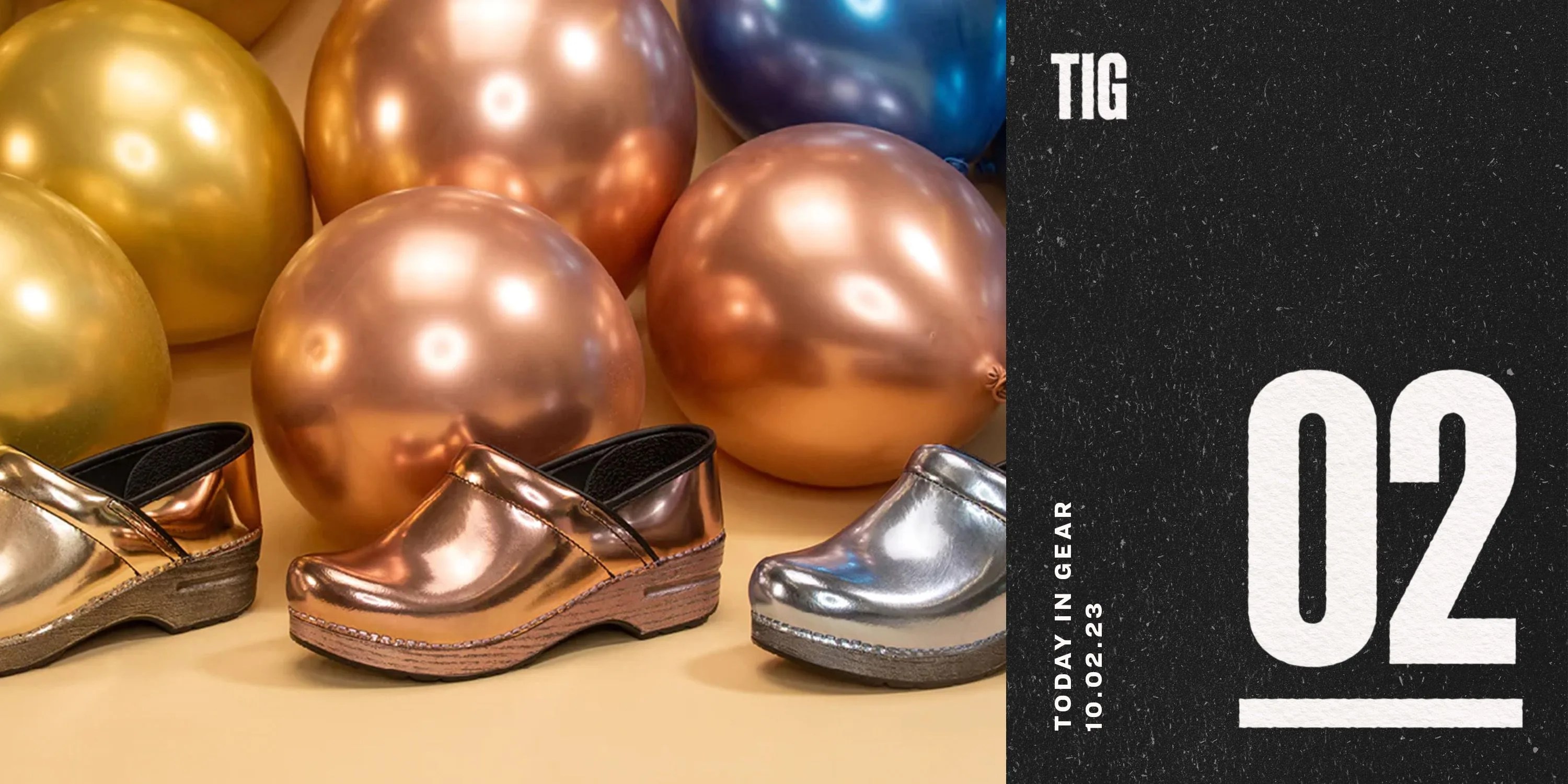 today in gear october 2 2023 dansko chrome clogs