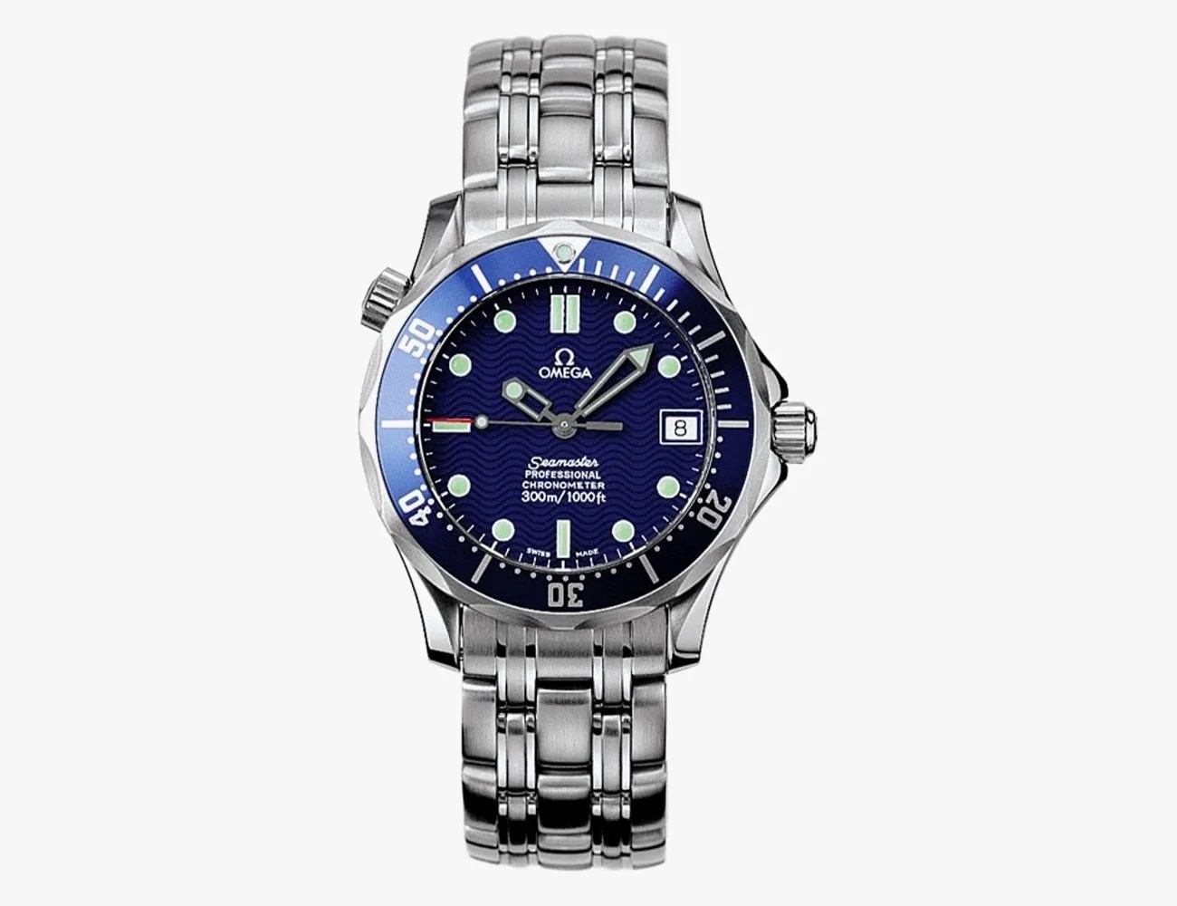 a silver and black watch