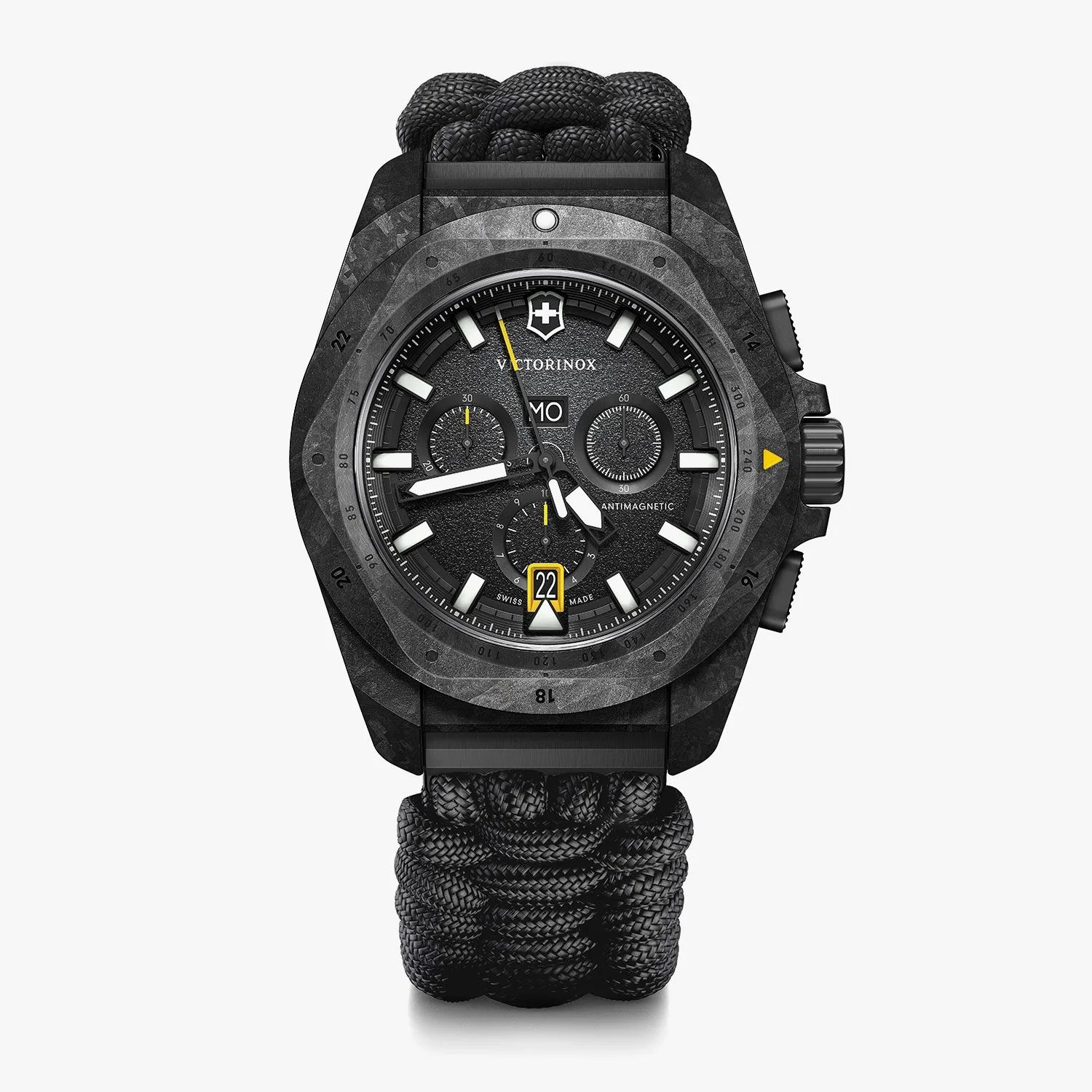 a black wrist watch