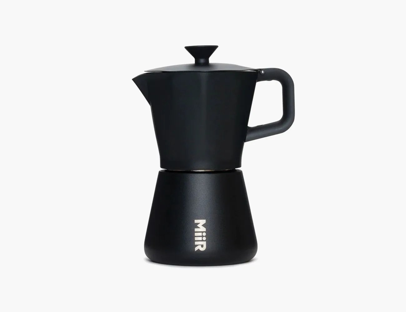 a black coffee pot miir new standard moka pot