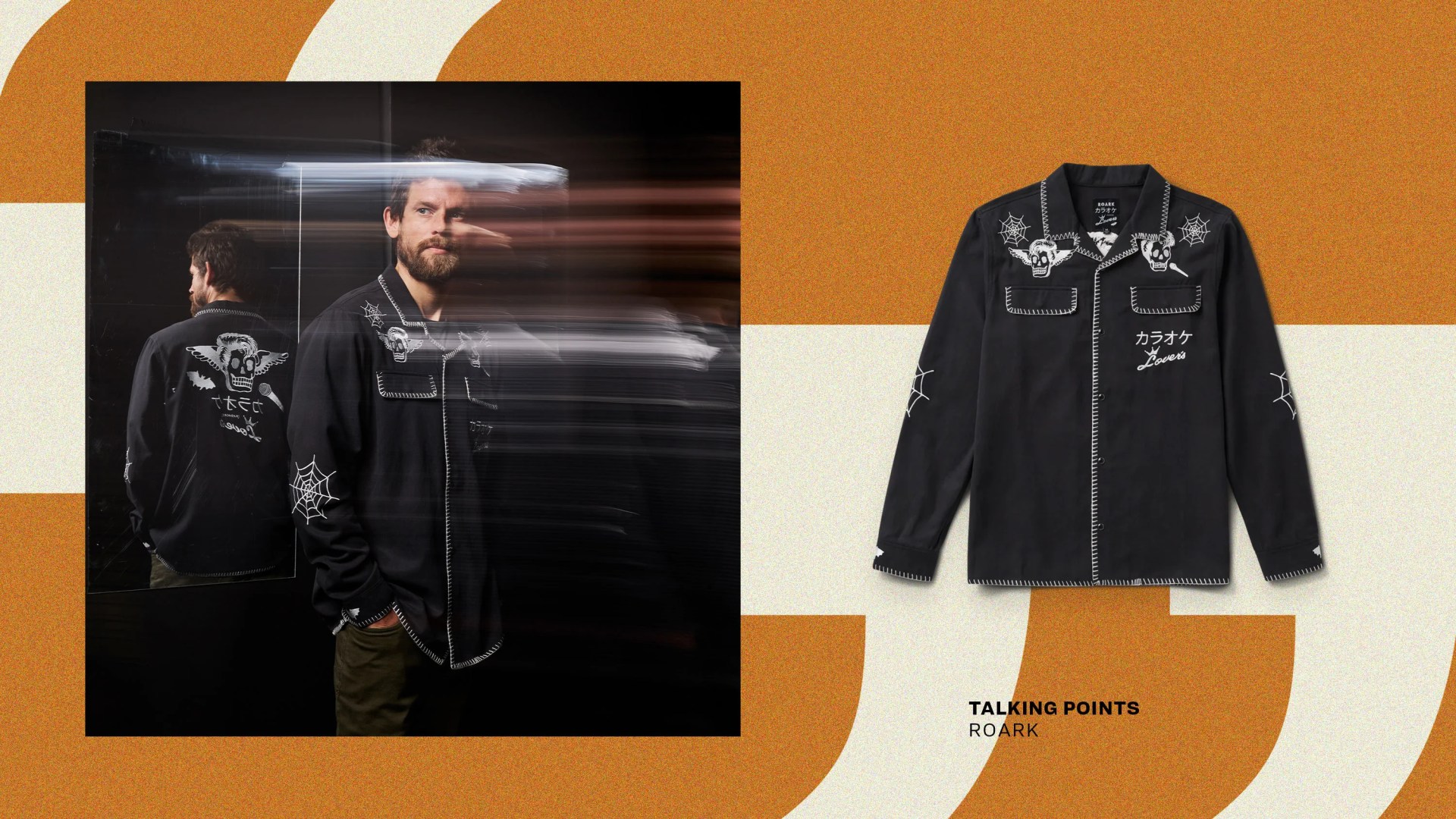 talking points man wearing Roark jacket