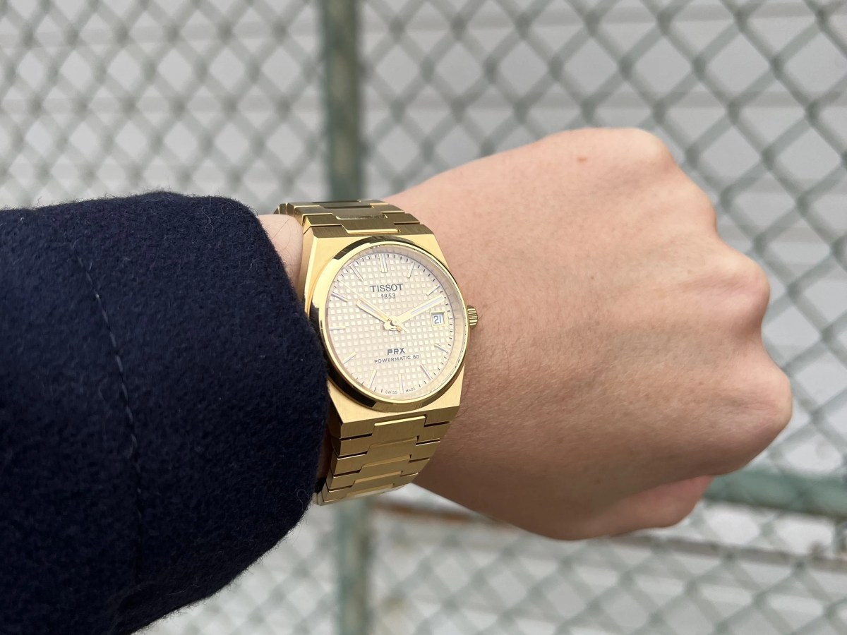 slim fit dress slacks Tissot PR100 — Cal. 2892, Men's Dress Vintage Watch — 1989