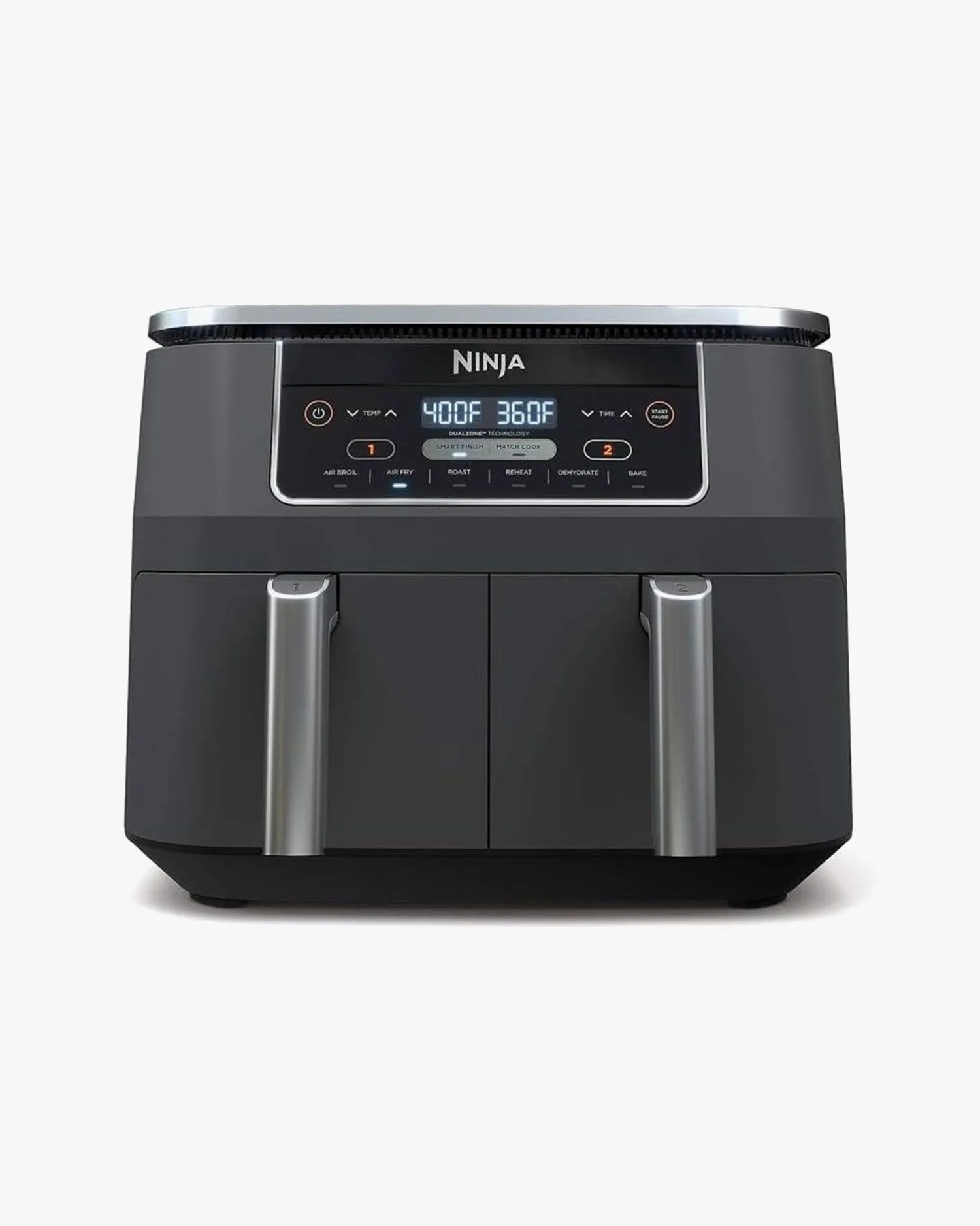 ninja dz201 foodi 8 quart 6 in 1 dualzone 2 basket air fryer