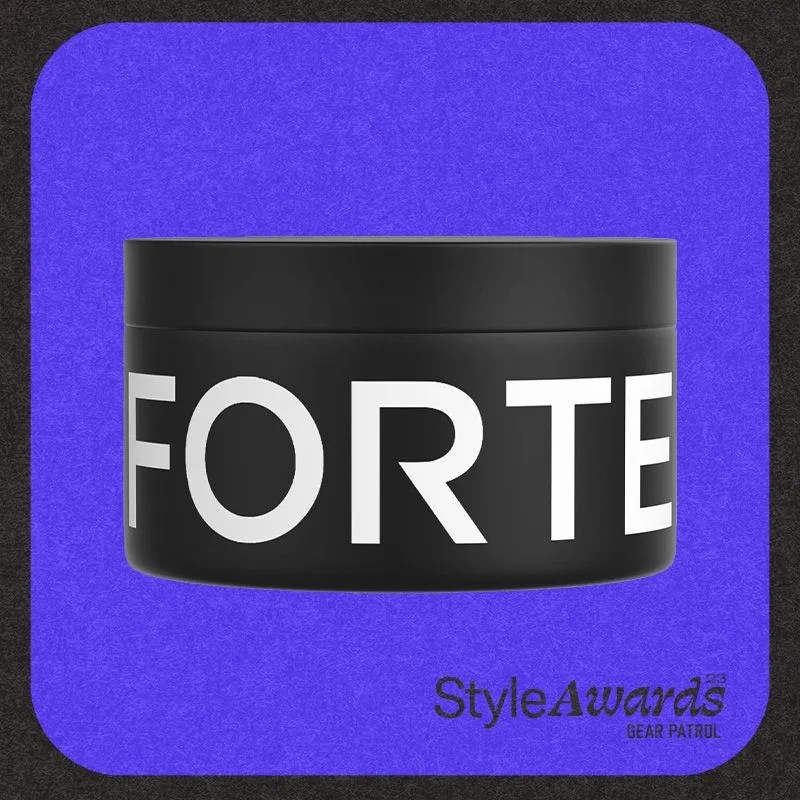 Hair Pomade For Men by Forte Series Medium Flexible Hold, Low Shine Mens Hair Pomade Water Based Pomade for Men for Slicked Back Hairstyles, For Medium/Thick Hair, Non-Greasy, (3 oz)