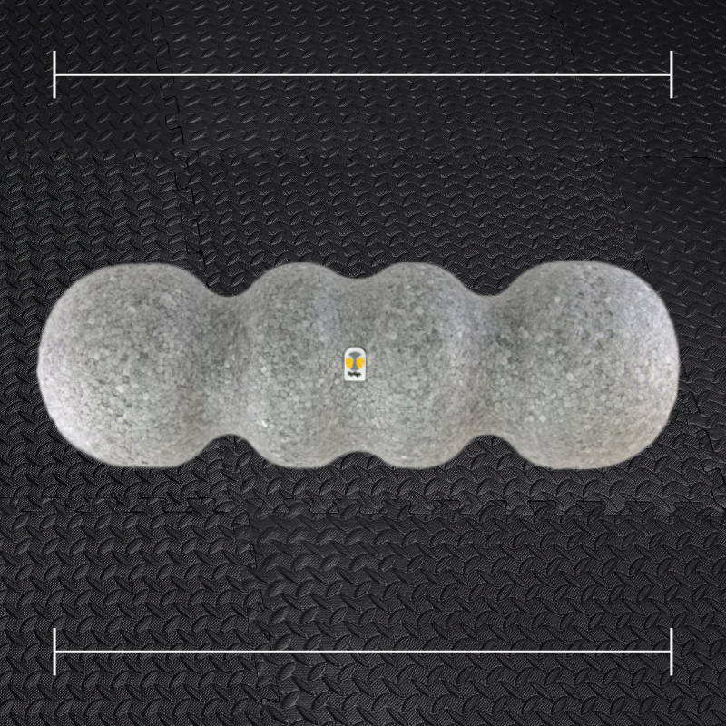 Rollga Standard - The Better Foam Roller for Flexibility, Muscle Recovery, Back & Neck Massage, & Exercise (Silver)