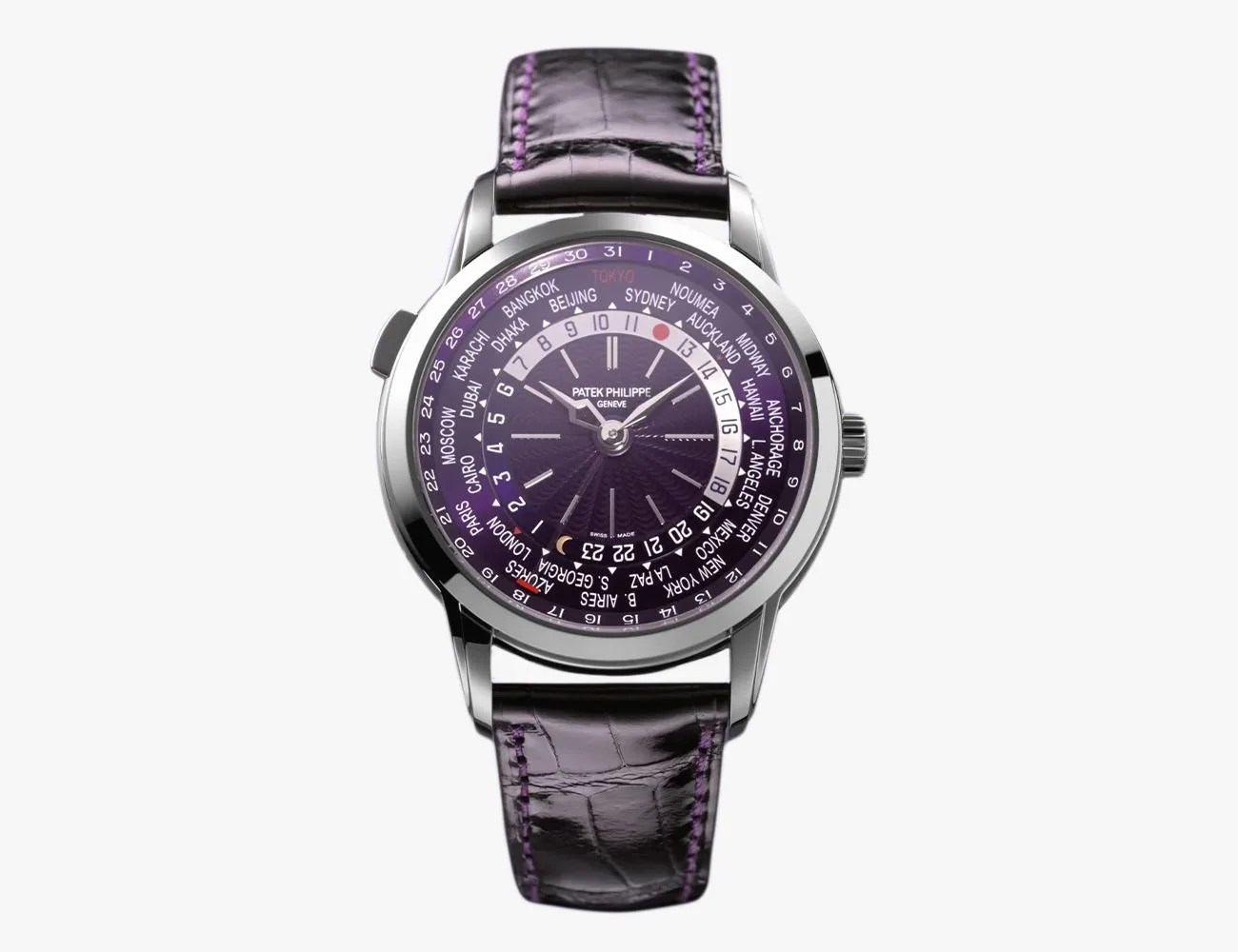 ▼PATEK PHILIPPE パープル シルク ネクタイ　2023 ▽PATEK PHILIPPE パープル シルク ネクタイ 2023 ▽PATEK PHILIPPE