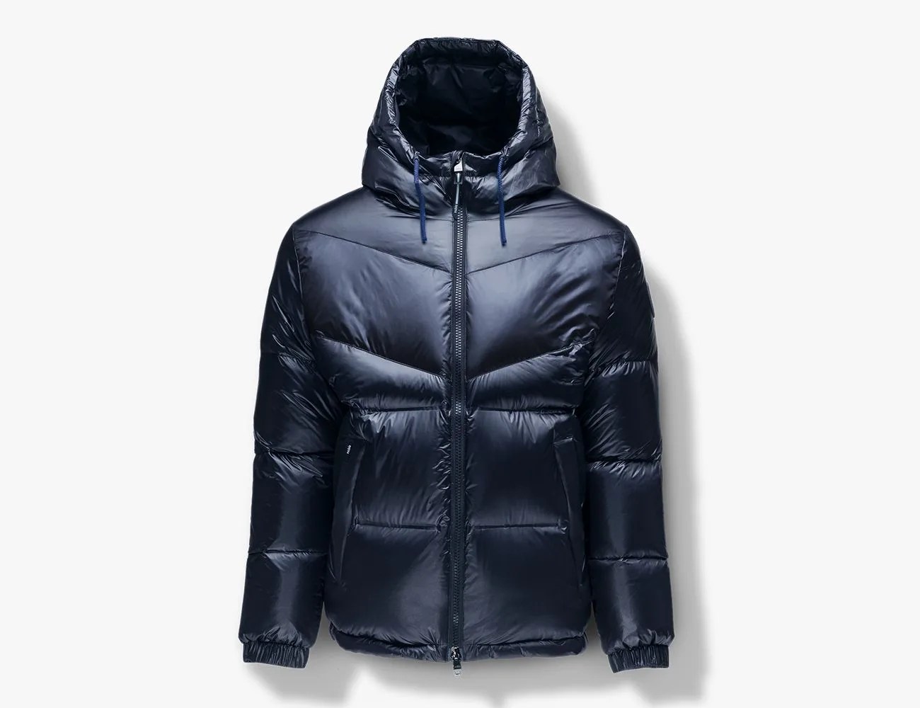 dyna men's chevron quilted puffer jacket