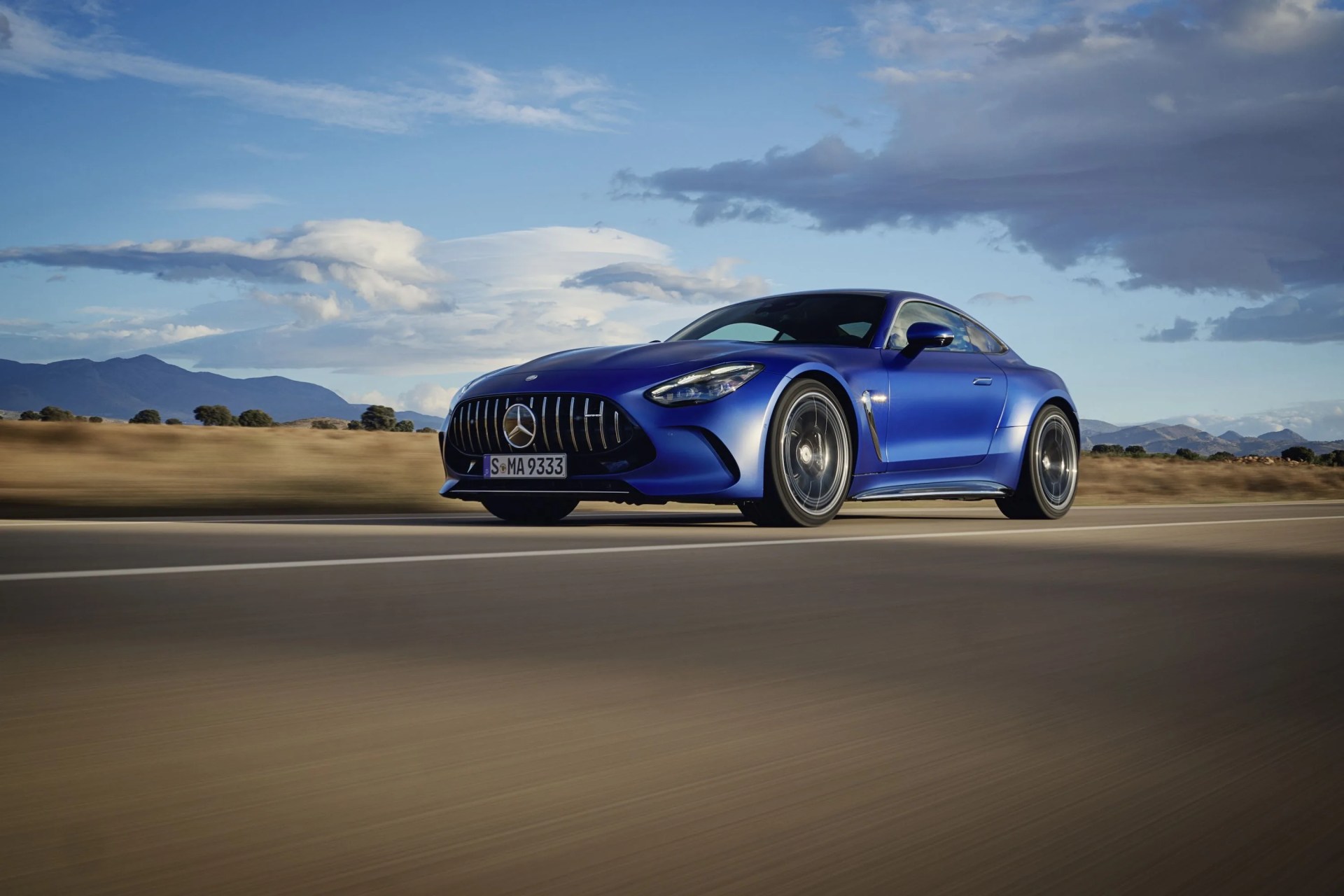 the new mercedes amg gt coupemanufaktur starling blue magno