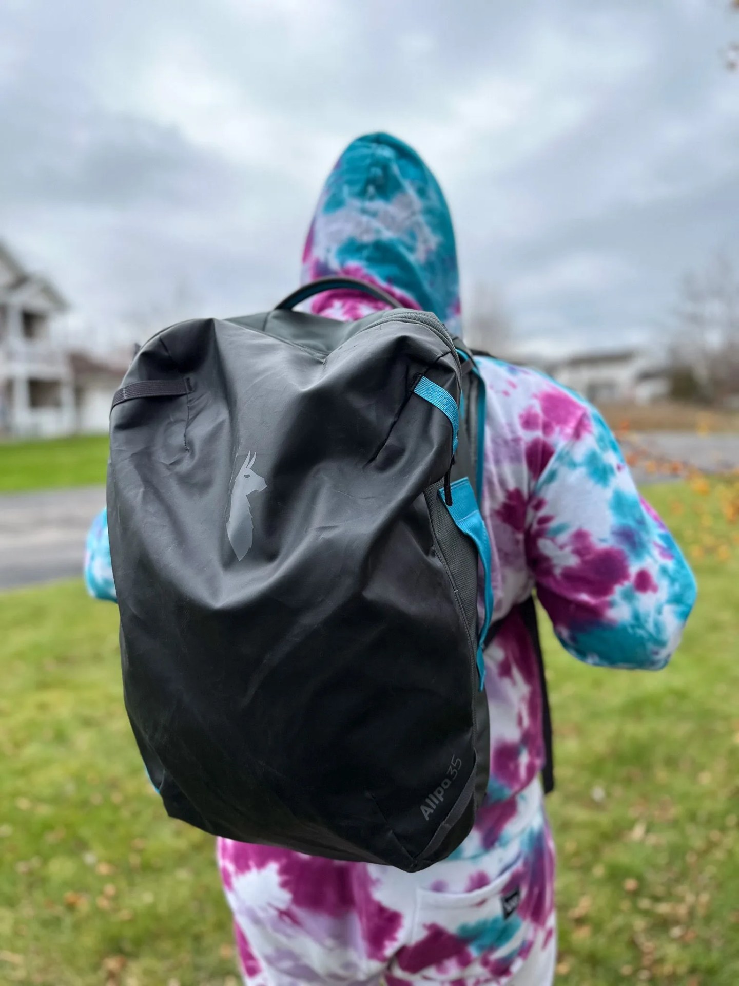 a person wearing a backpack