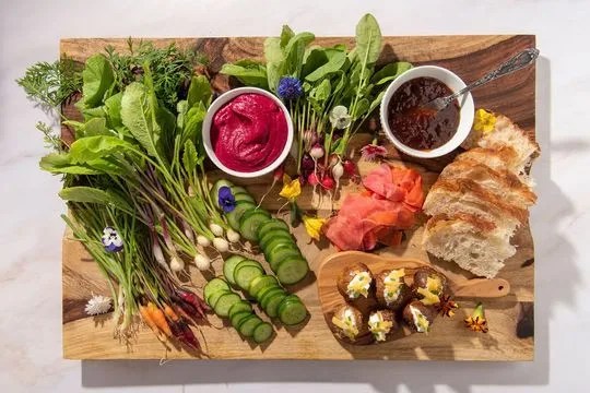 plant based charcuterie box