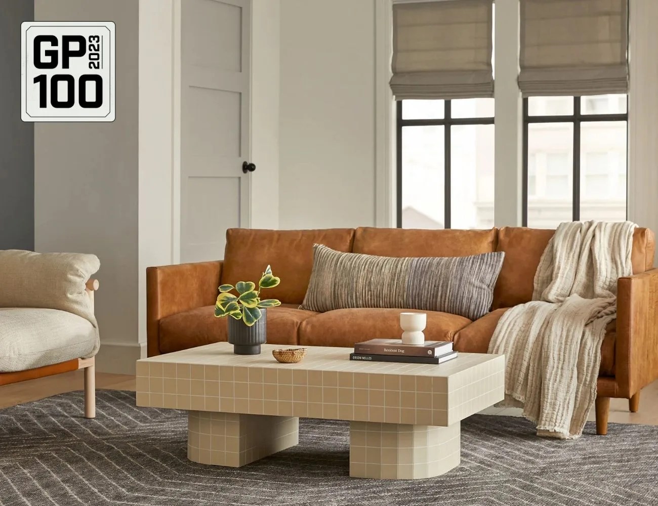 a couch with a coffee table