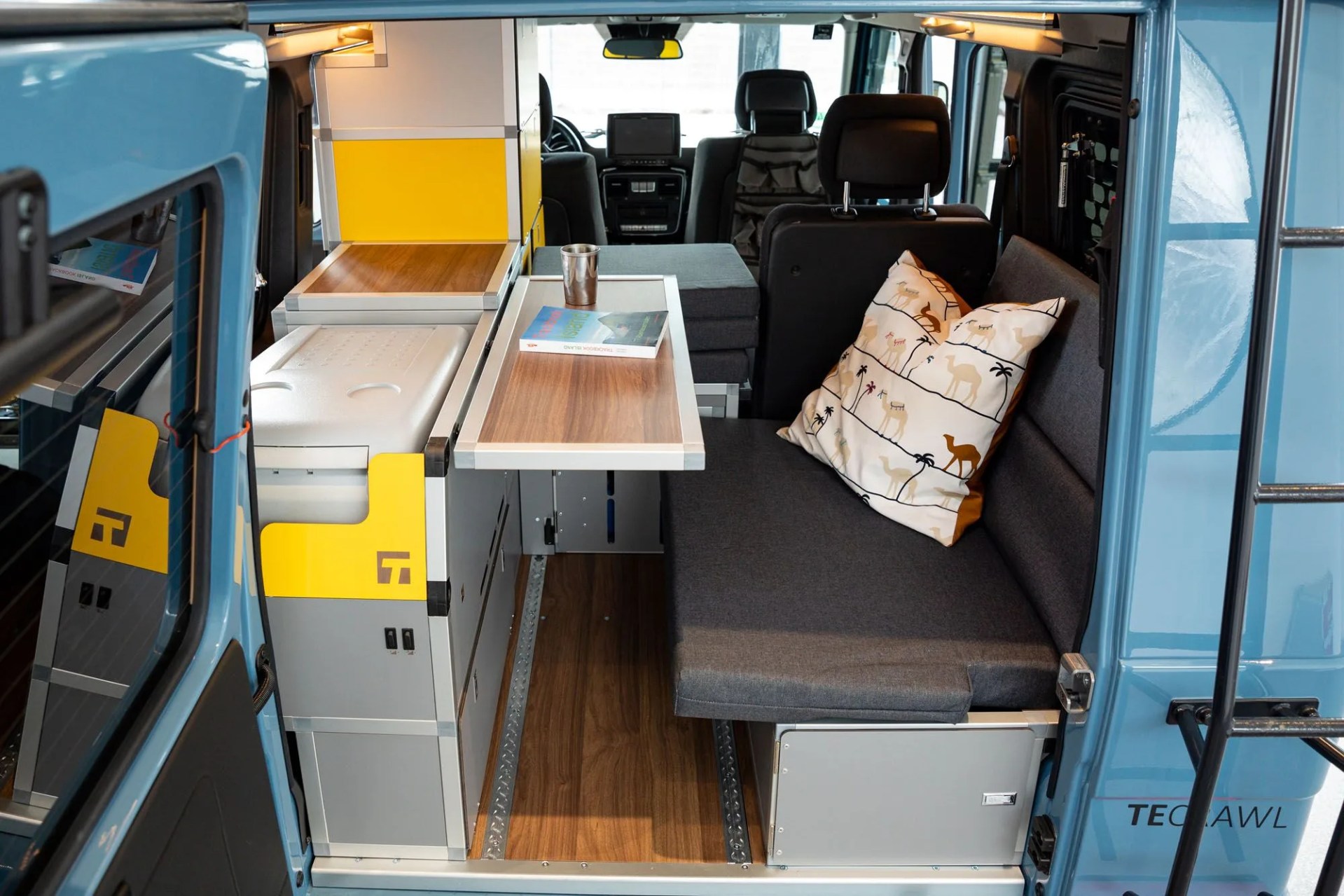 inside of a vehicle