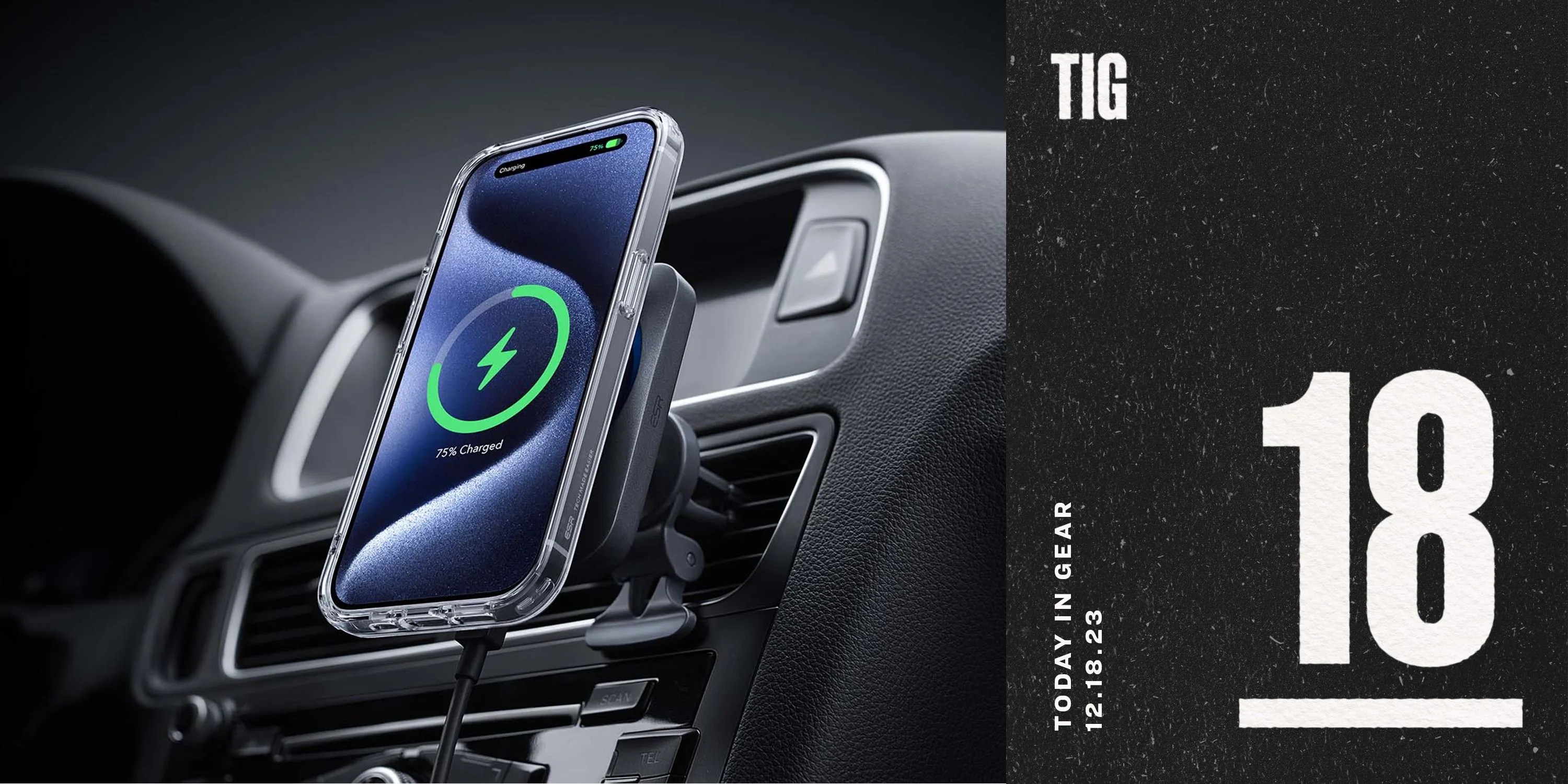 today in gear december 18 2023 esr 15w magnetic wireless car charger mount with cryoboost
