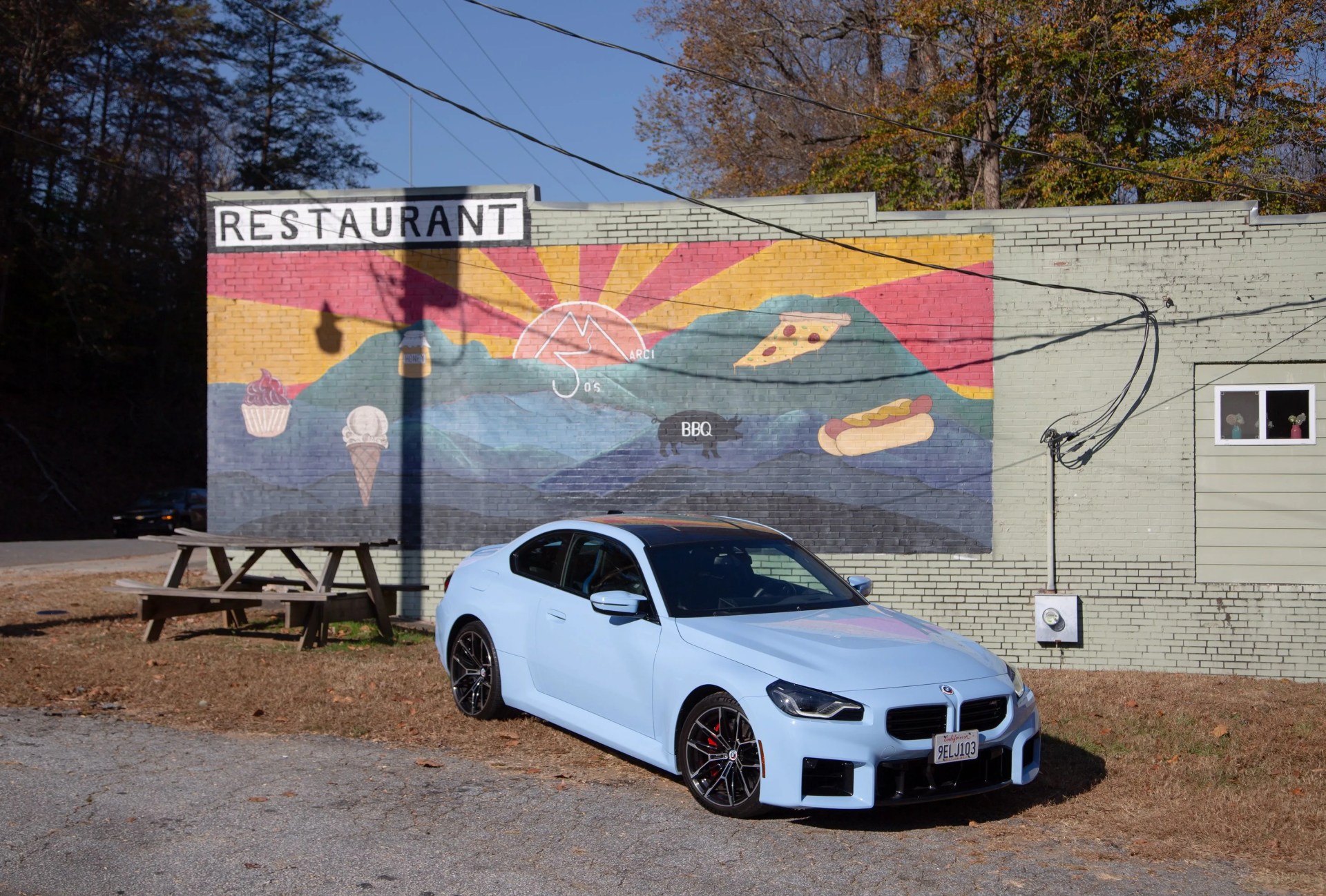 bmw m2 blue 2023