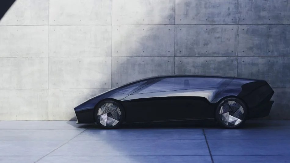 a black sports car