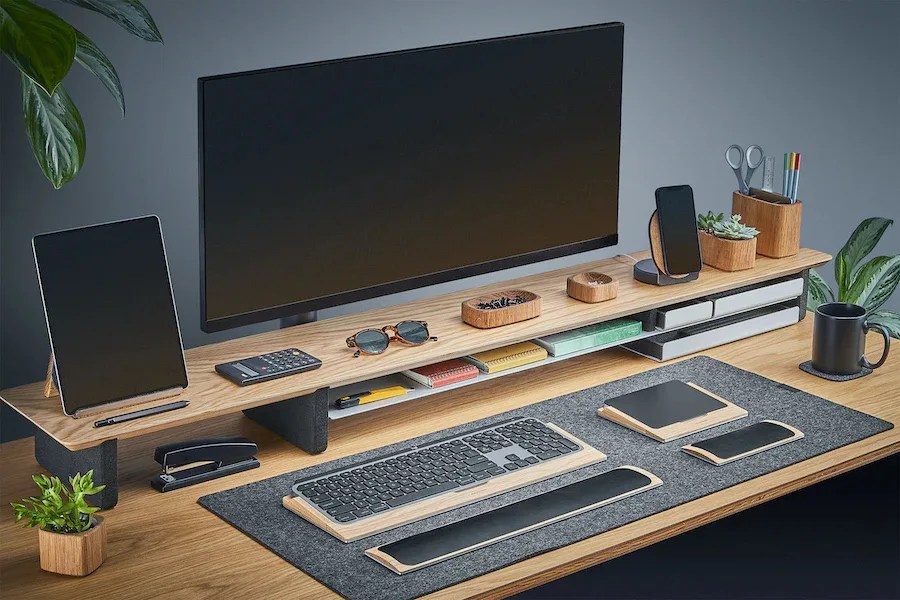 Grovemade XL shelving system for computer monitors