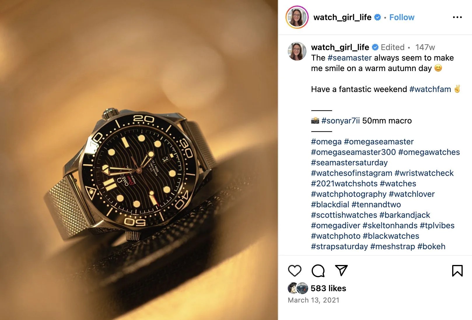 a watch on a table