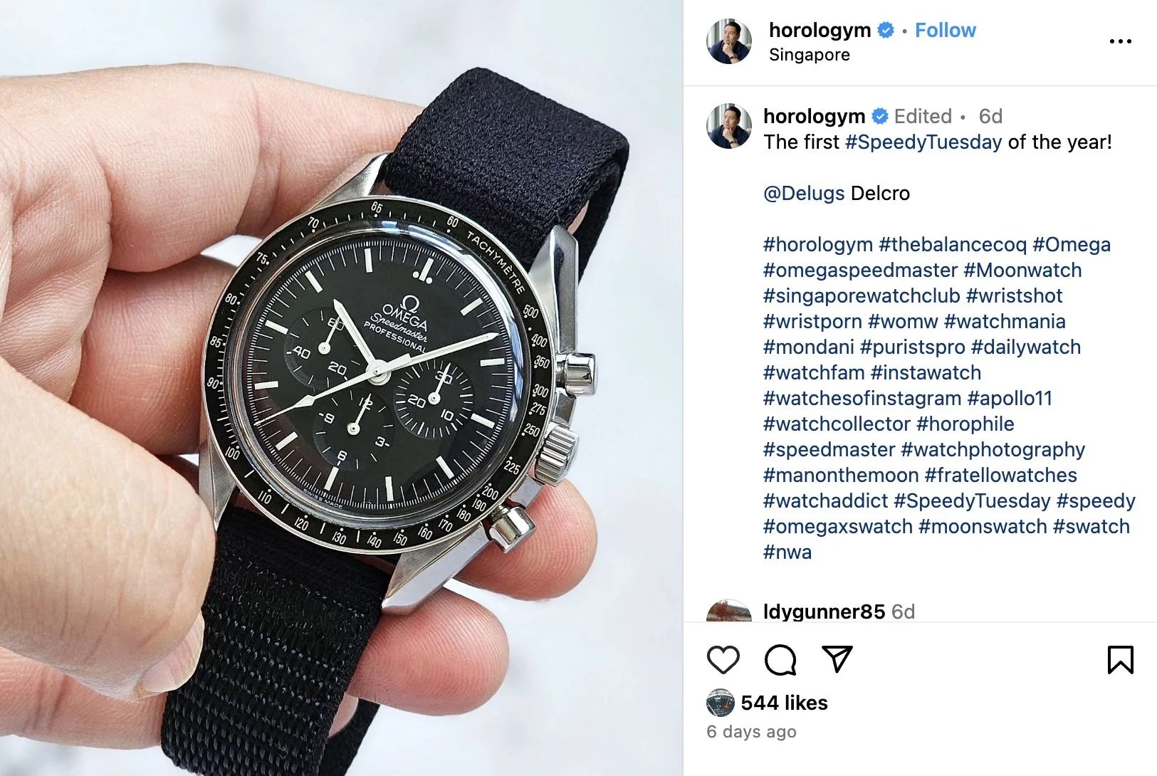 a person holding a watch