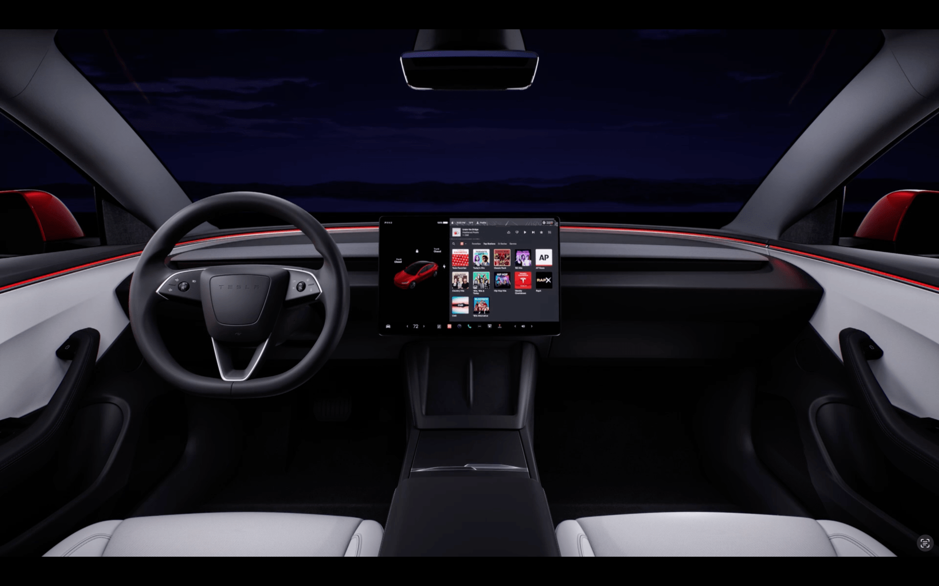 tesla model 3 2024 interior