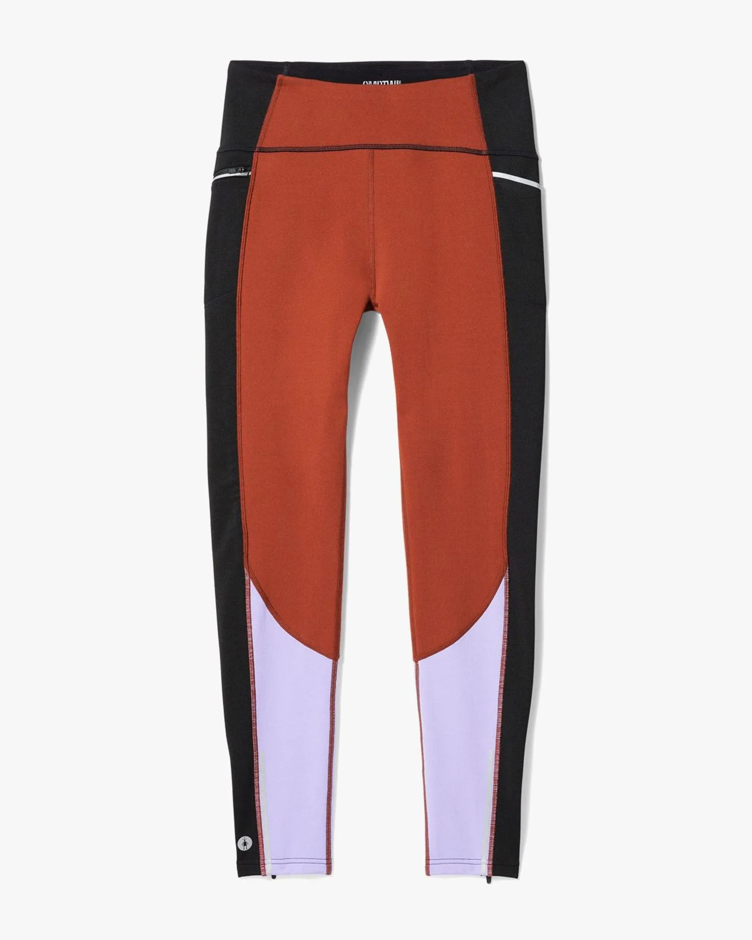 smartwool women's active fleece colorblock tight