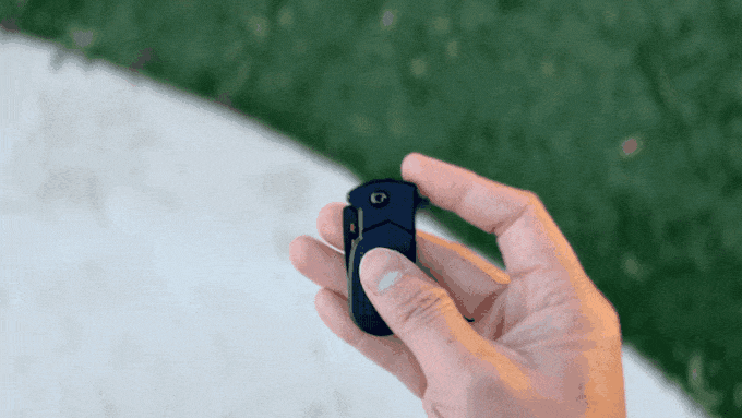 A gif of a small pocket knife being opened
