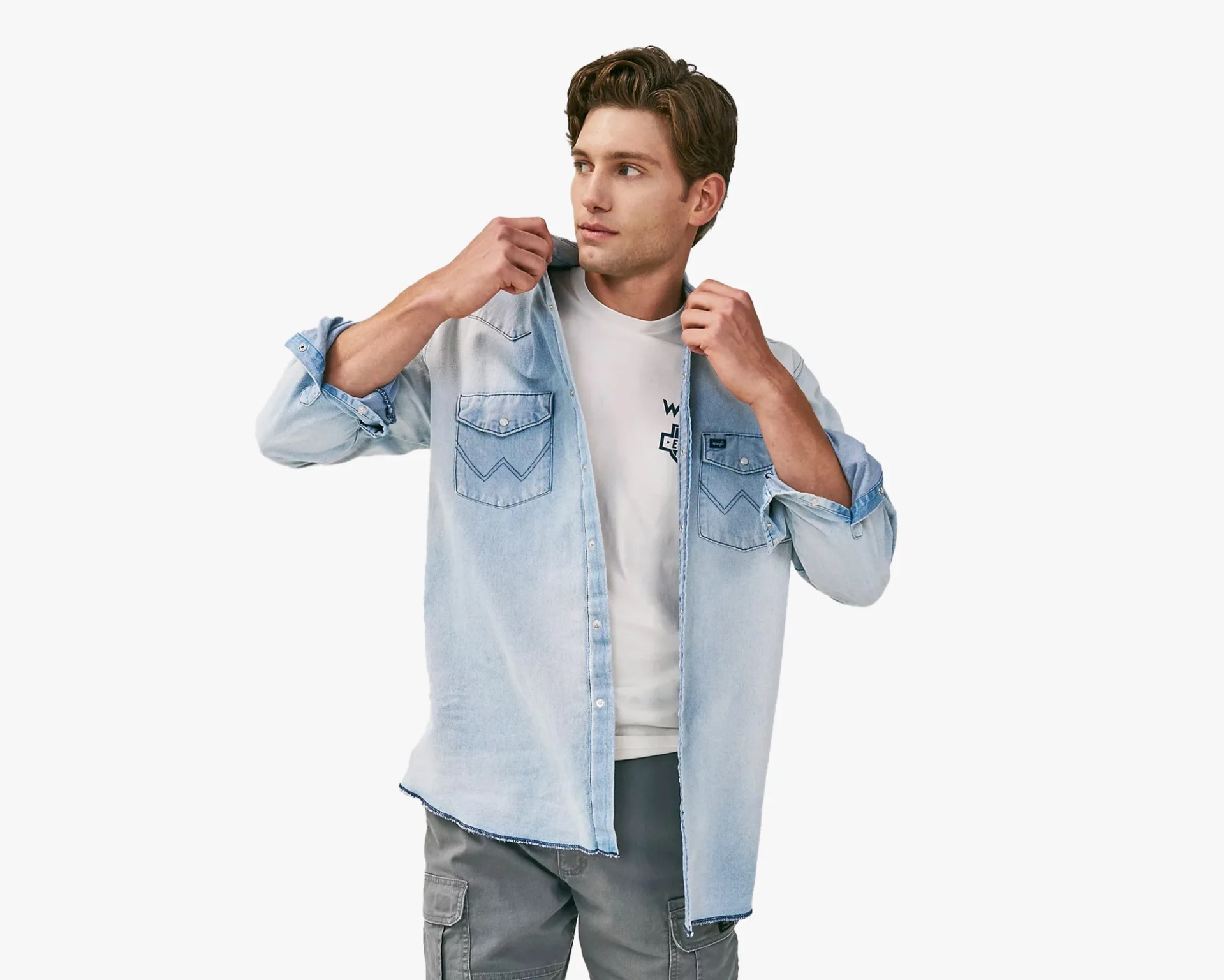 Wrangler Men's Five Star Premium Cargo Short in Pewter