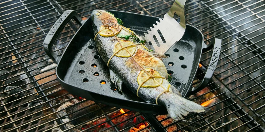 Le Creuset Alpine Outdoor Collection Square Grill Basket