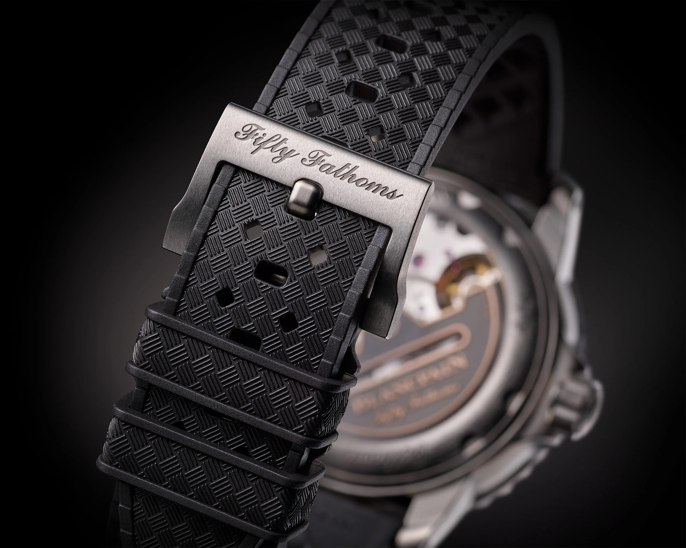 blancpain rubber watch strap