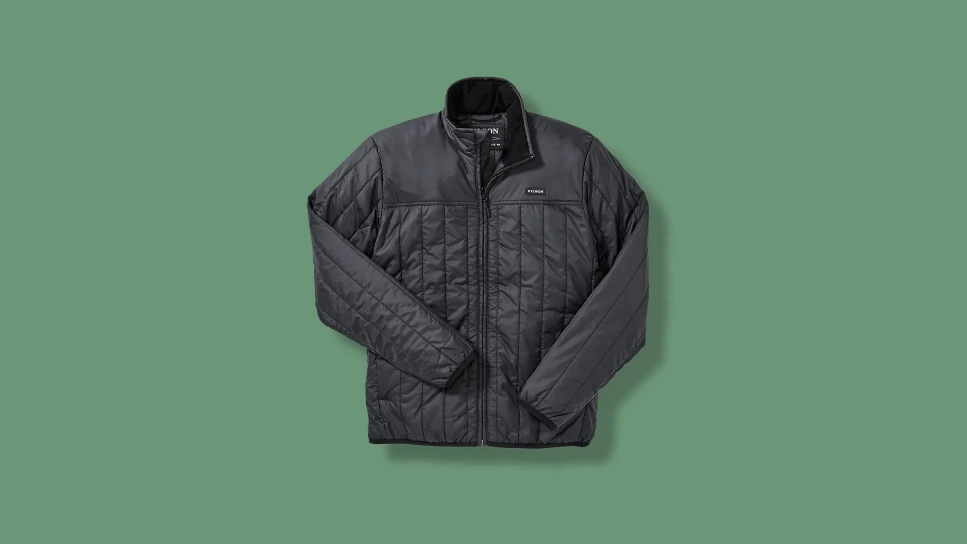 black filson jacket