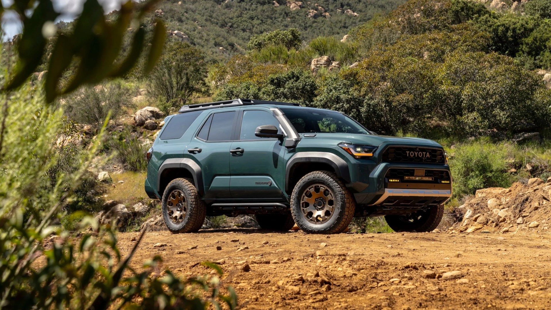 Toyota 4Runner parked on dirt