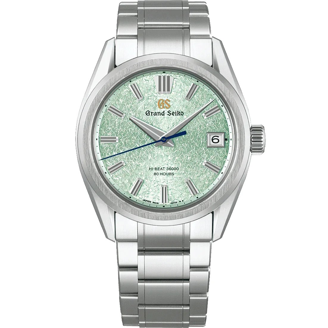 grand seiko watch with green dial