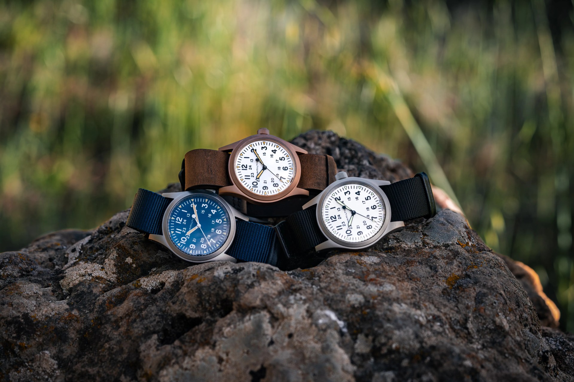 New colors of Hamilton Khaki Field Mechanical Watches