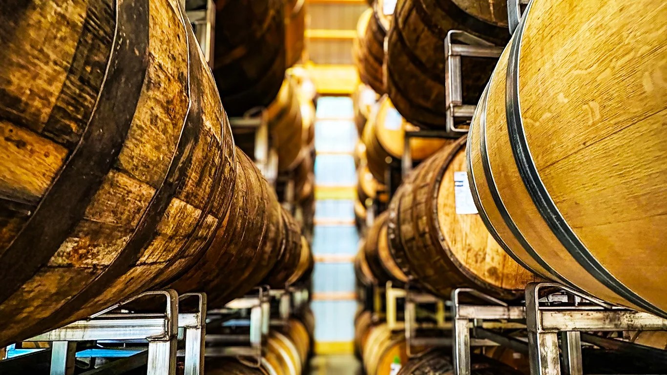 rum barrels