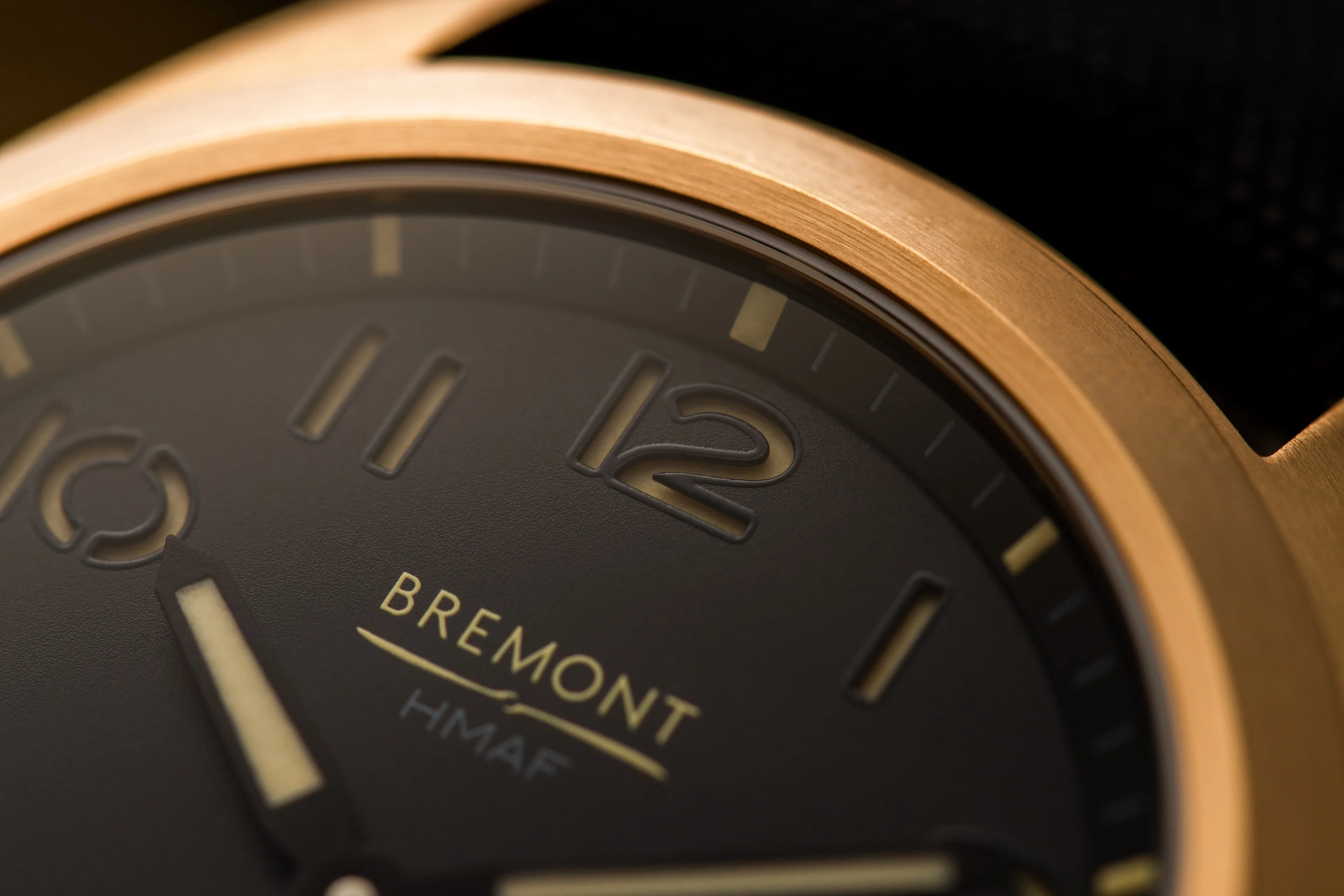 bremont watch dial closeup
