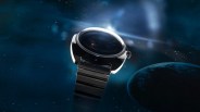 timex watch floating in space