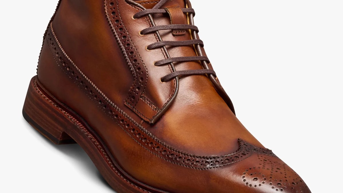 chinese dress ladies Allen Edmonds Mason Reserve Wingtip Derby Dress Shoes Black main image 1
