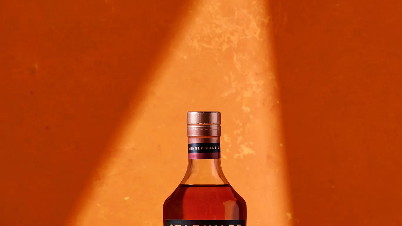 the top of a starward whisky bottle