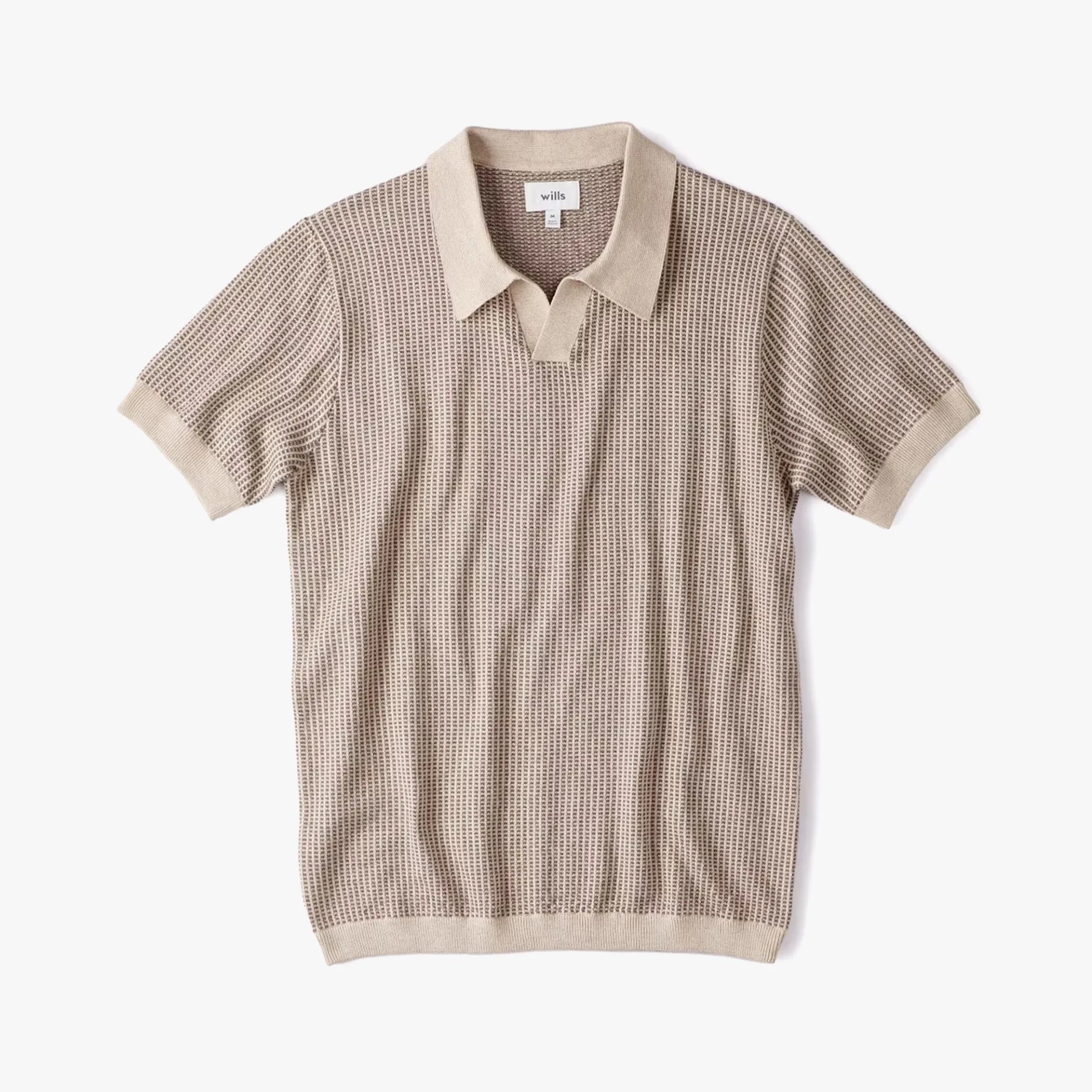 Wills Cotton Cashmere Sweater Polo Shirt