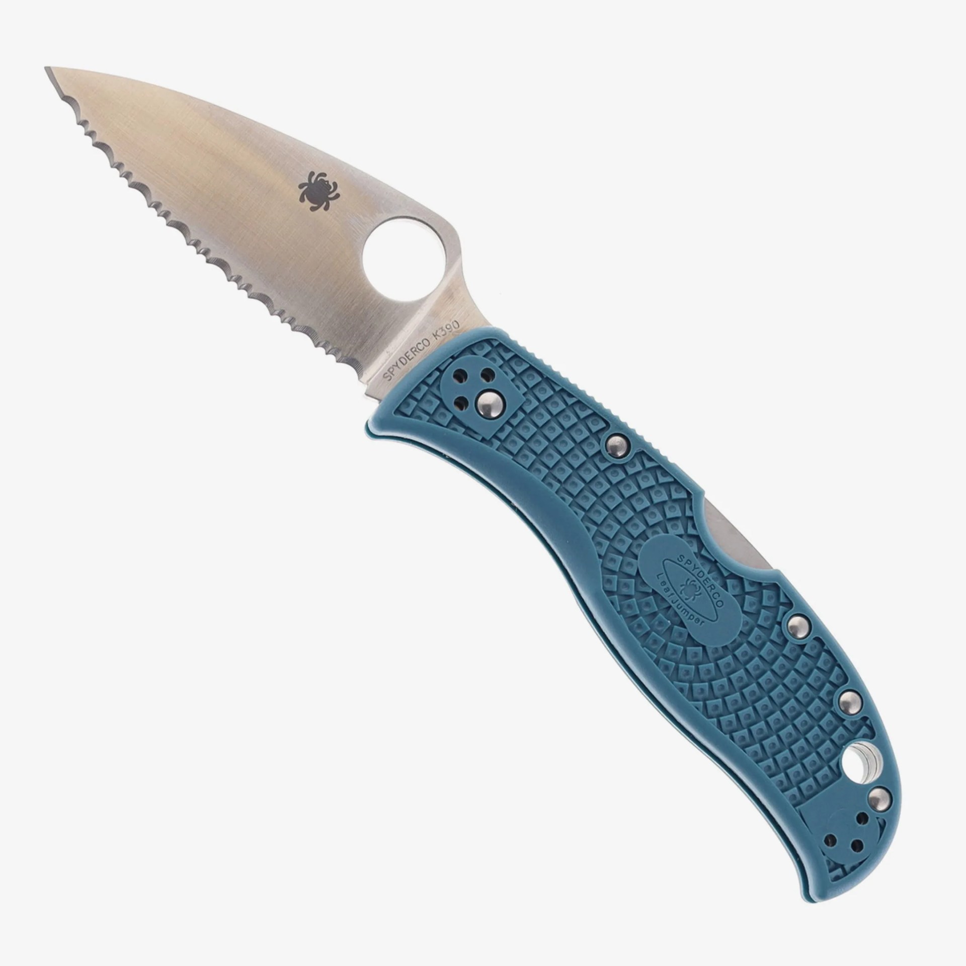 Spyderco LeafJumper Lock Back Knife Blue FRN product