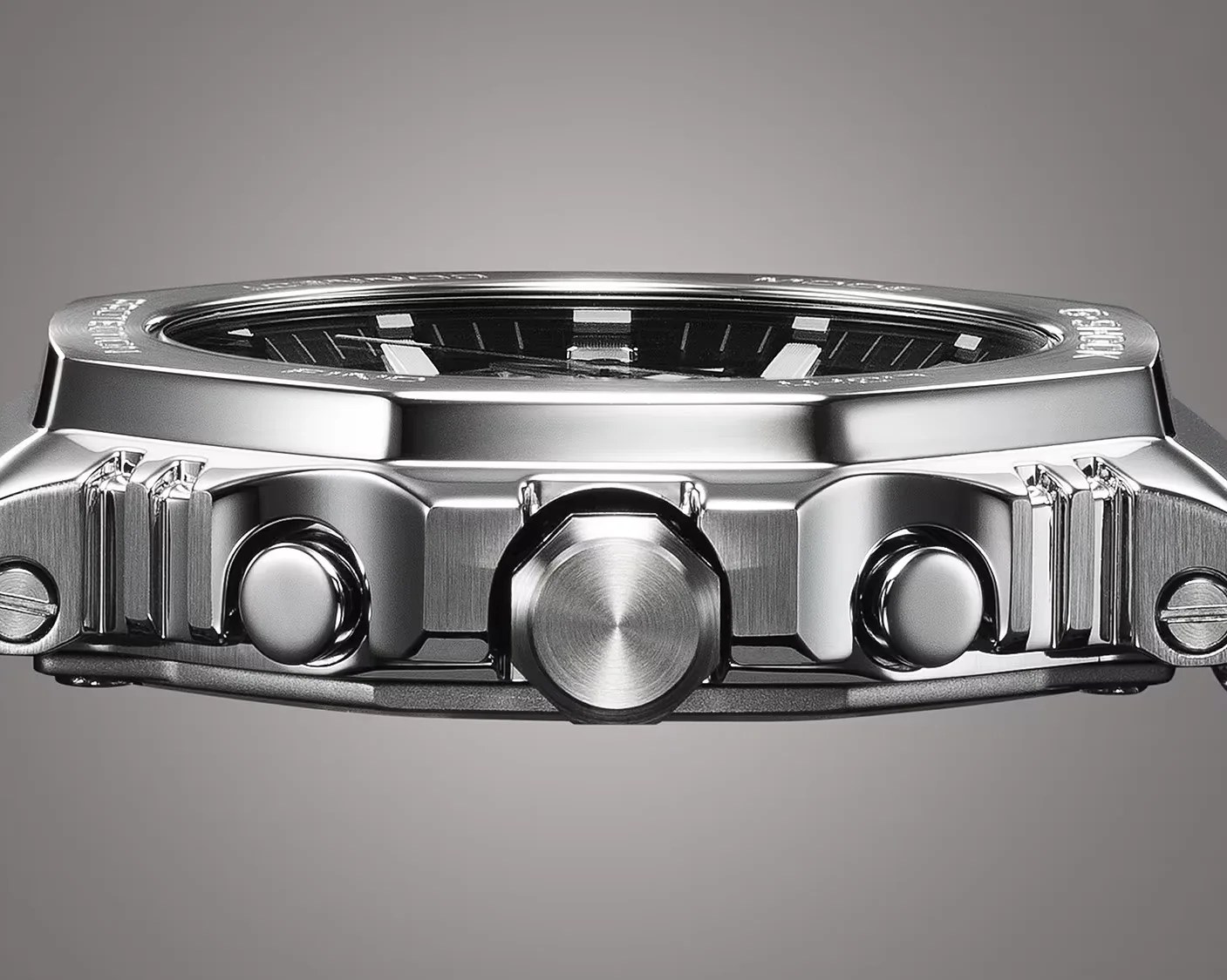 metal g-shock watch