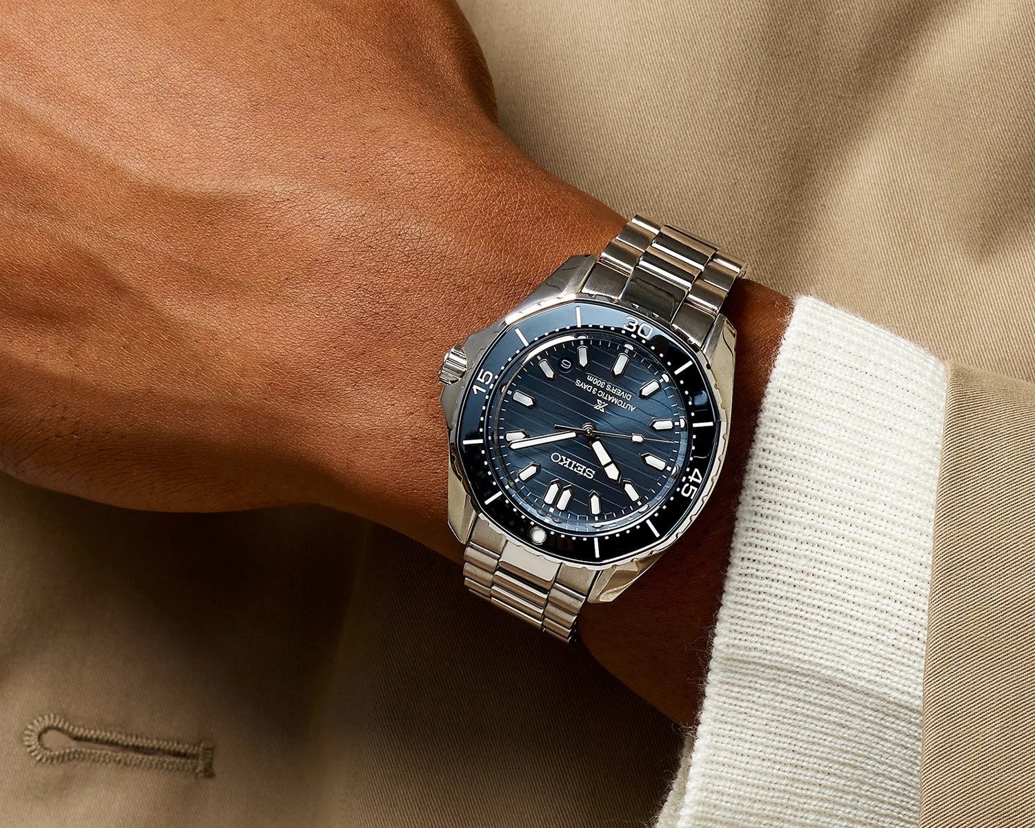 Seiko's New Dive Watch Borrows a Trait from the Royal Oak Gear
