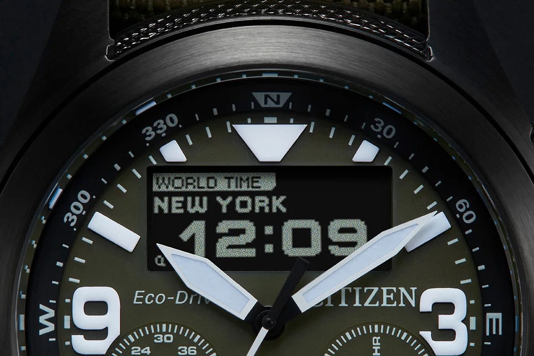 citizen watch detail close up