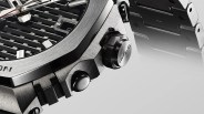 a closeup of a g shock titanium casioak watch