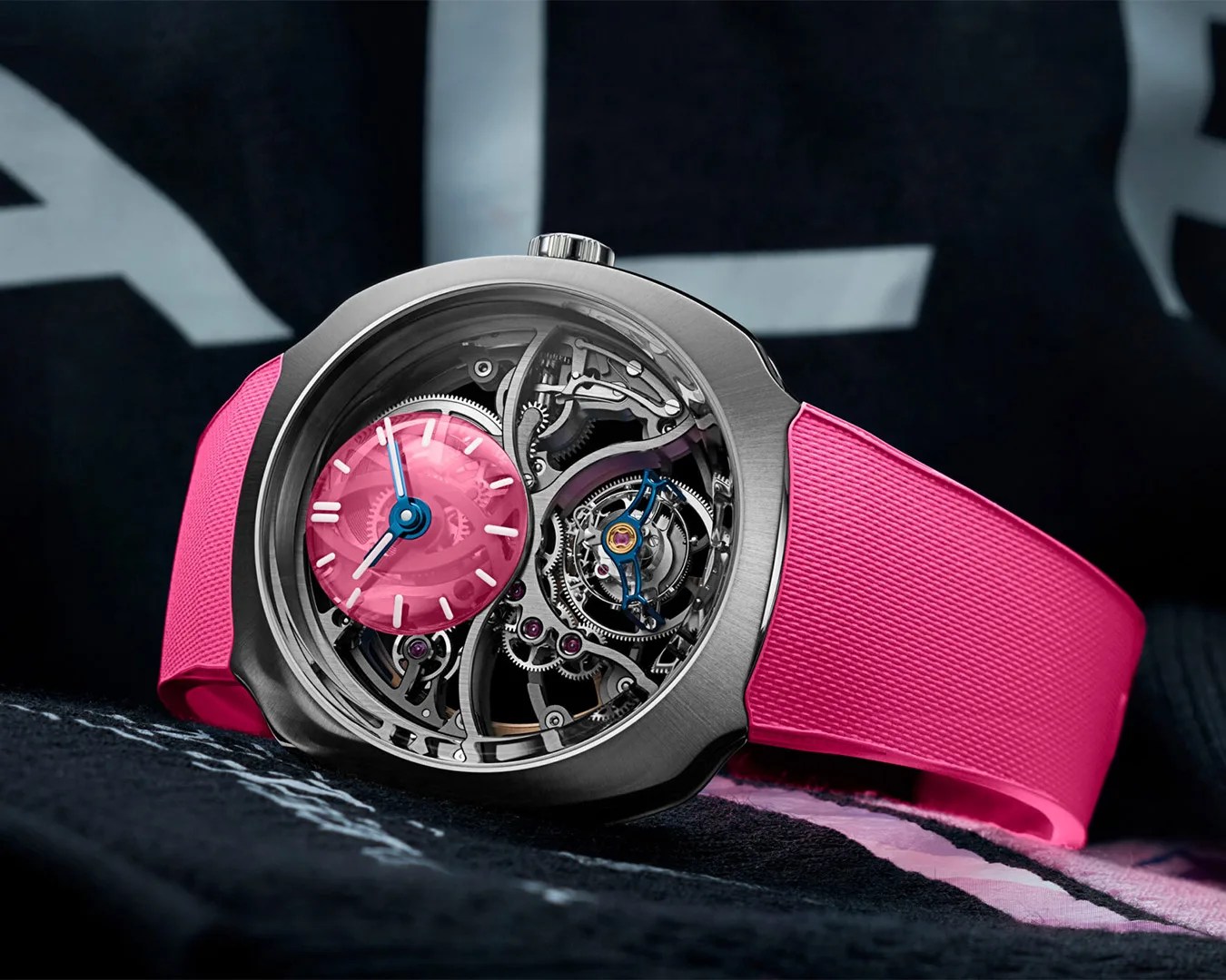 H. Moser & Cie. Streamliner Cylindrical Tourbillon Skeleton Watch