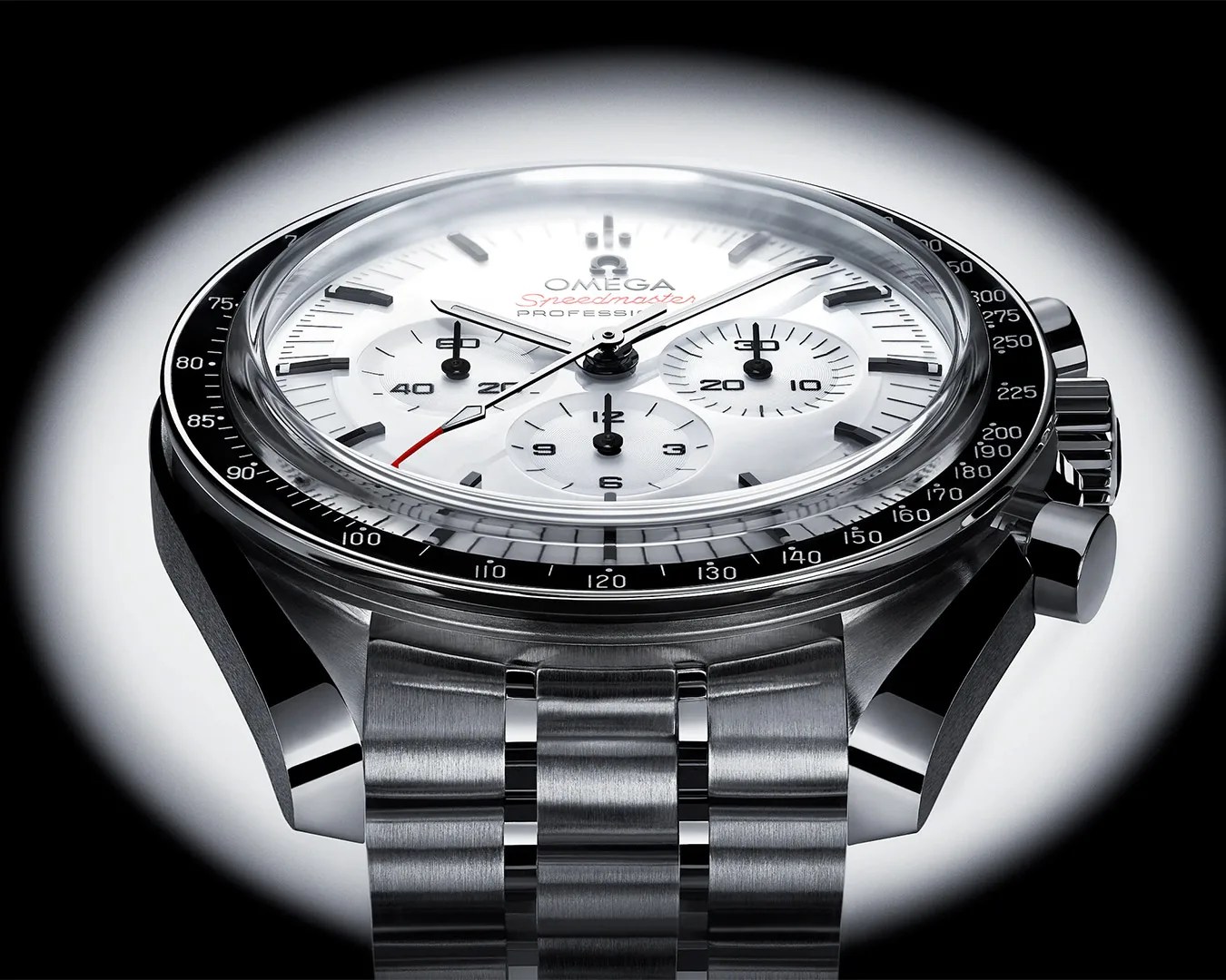 Omega Speedmaster Moonwatch Professional White Watch