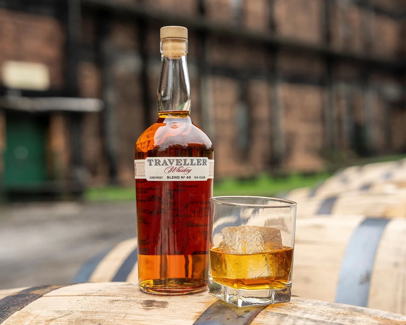 Traveller Whiskey poured out into a glass