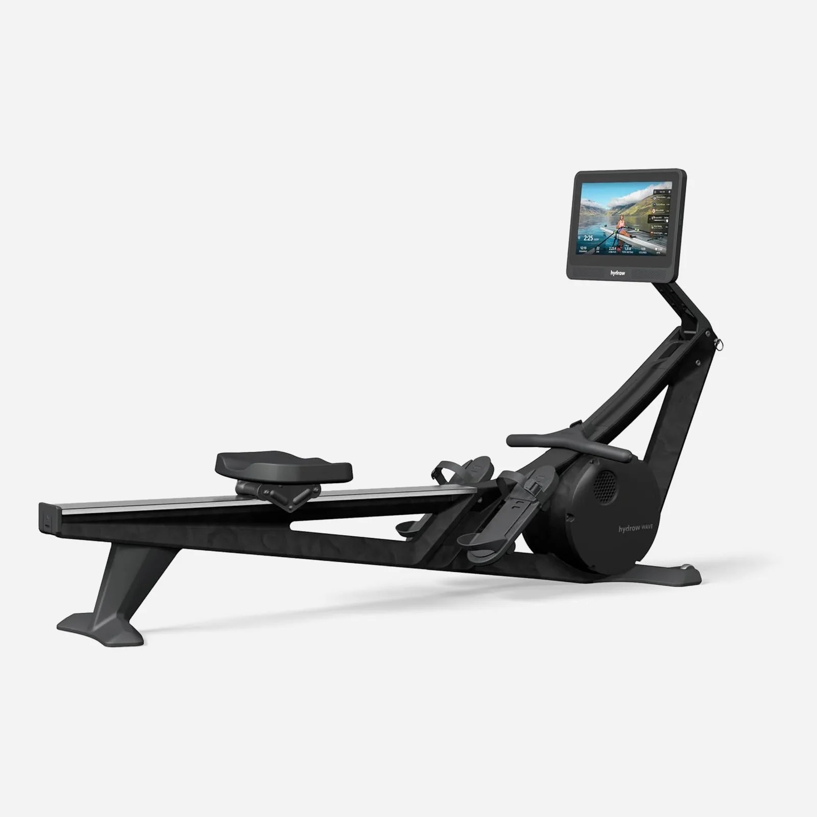 Hydrow Wave Rowing Machine on grey background